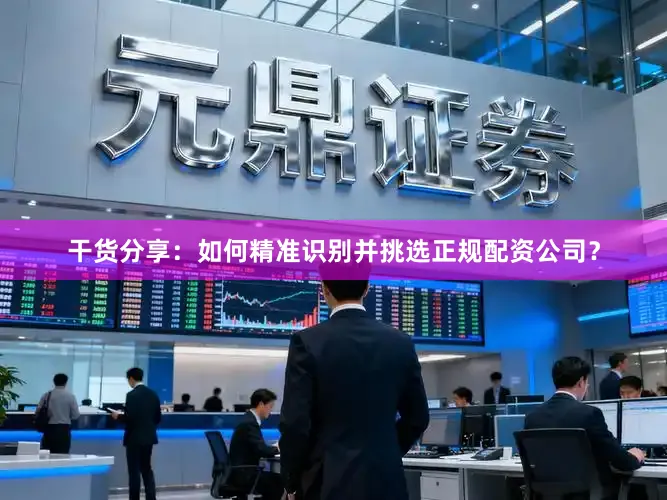 干货分享：如何精准识别并挑选正规配资公司？