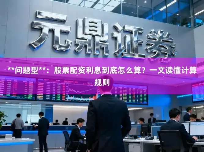 **问题型**：股票配资利息到底怎么算？一文读懂计算规则
