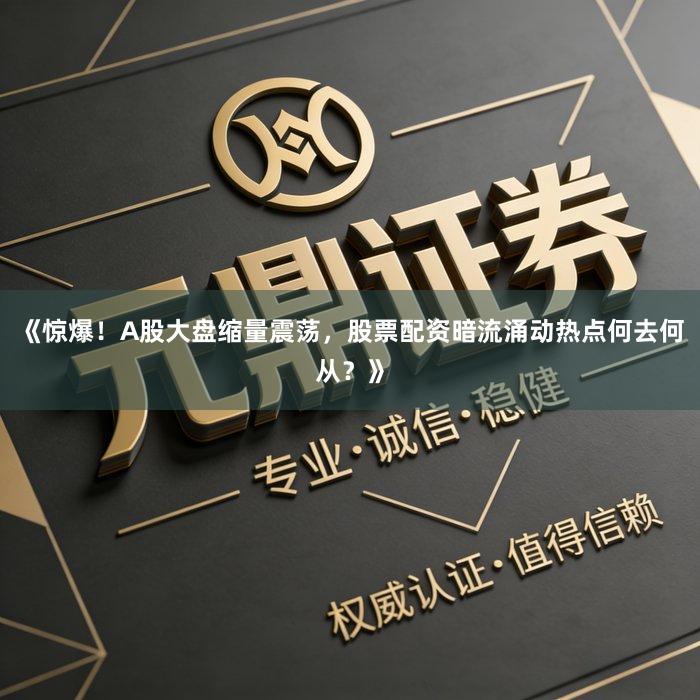 《惊爆！A股大盘缩量震荡，股票配资暗流涌动热点何去何从？》
