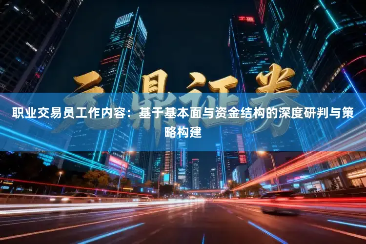 职业交易员工作内容：基于基本面与资金结构的深度研判与策略构建