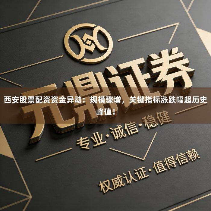 西安股票配资资金异动：规模骤增，关键指标涨跌幅超历史峰值！