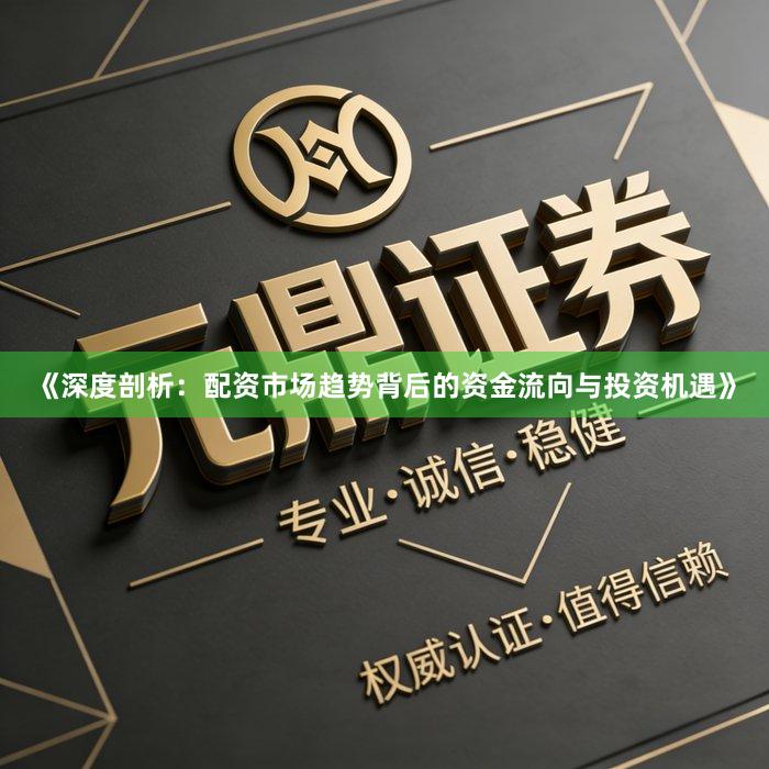 《深度剖析：配资市场趋势背后的资金流向与投资机遇》
