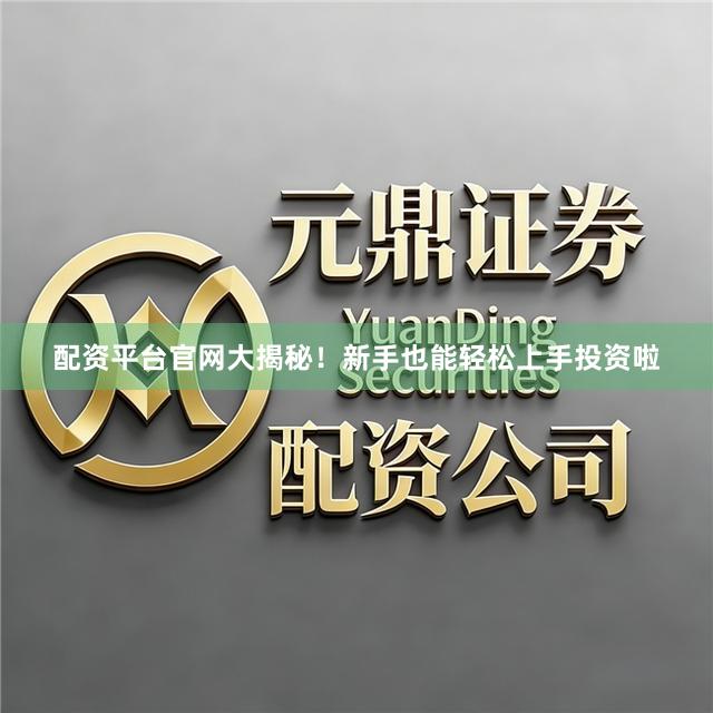 配资平台官网大揭秘！新手也能轻松上手投资啦