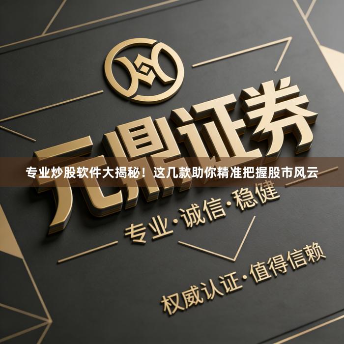 专业炒股软件大揭秘！这几款助你精准把握股市风云